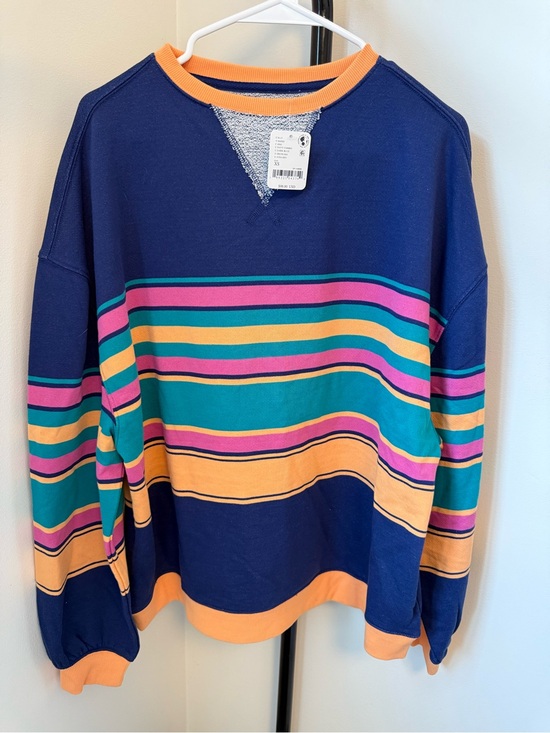 Free People Sweaters - We the Free Classic Striped Oversized Crewneck